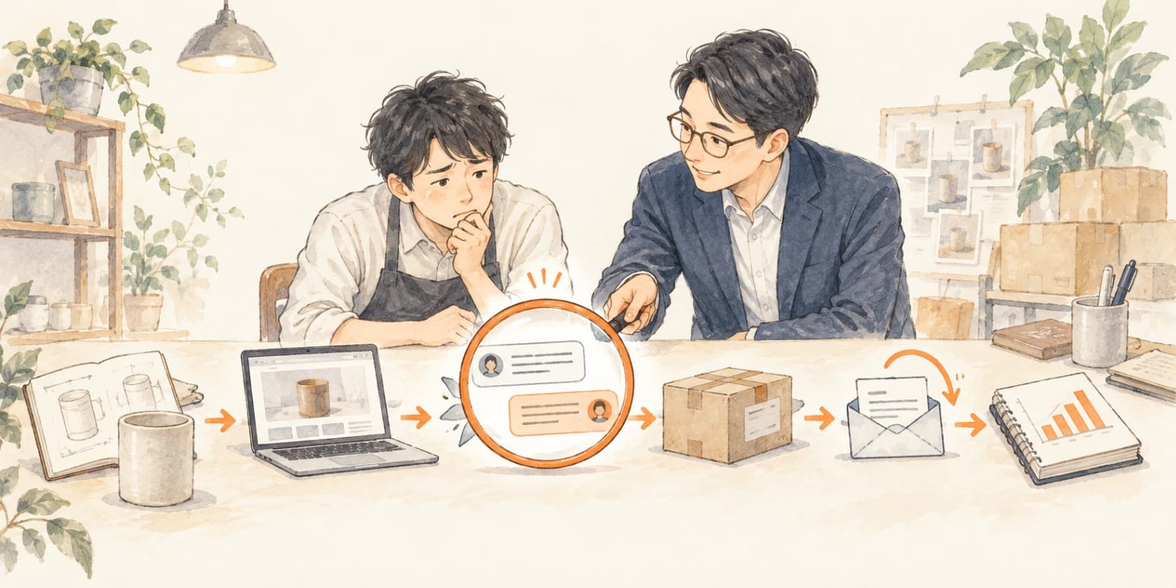商品・サービスと、お客さまをつなぐ。